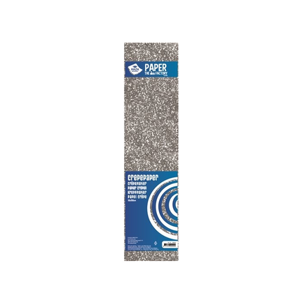 Papier crépon Argent 50cm 2.5m