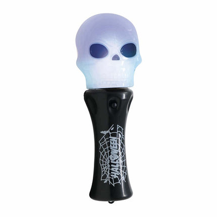 Lampe de poche Halloween Crâne 14cm