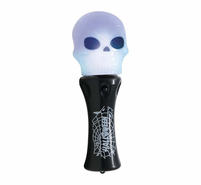 Lampe de poche Halloween Crâne 14cm