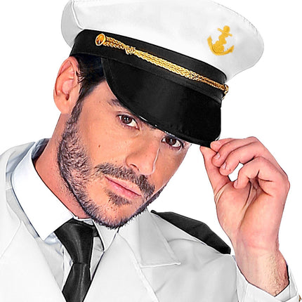 Capuchon blanc noir Capitaine