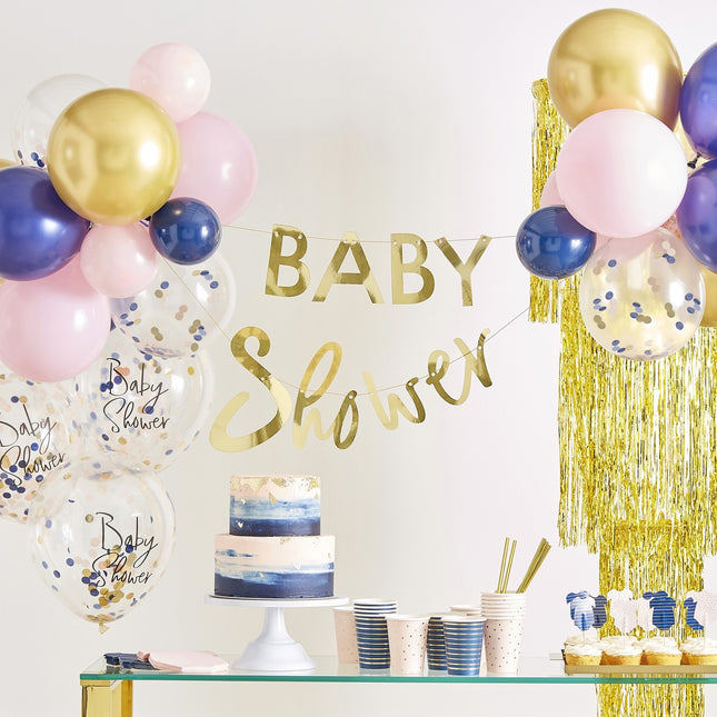 Décoration de table Baby Shower Names Box
