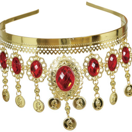 Bandeau d'or avec diamants