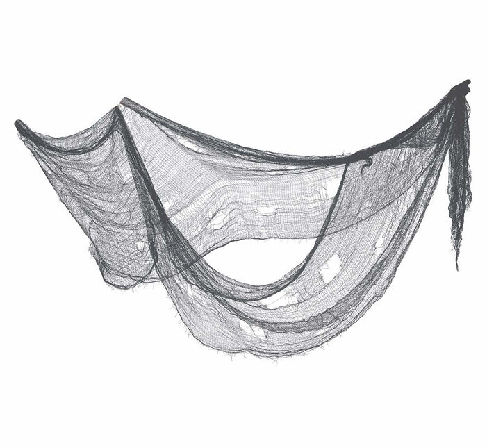 Tissu de décoration suspendu gris 2.28m