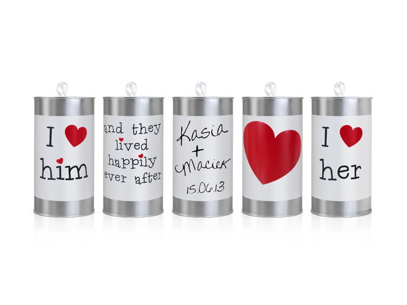 Boîtes de mariage 14cm 5pcs