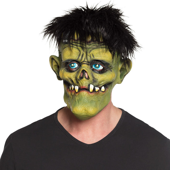Masque d'Halloween Monstre Cheveux Verts