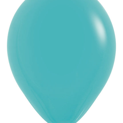 Ballons de baudruche bleu Caraïbes 30cm 50pcs