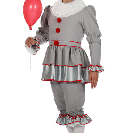 Costume de clown Gris