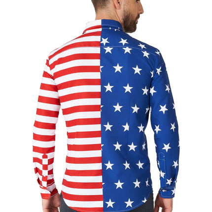 Chemise USA Flag Men <tc>Suitmeister</tc>