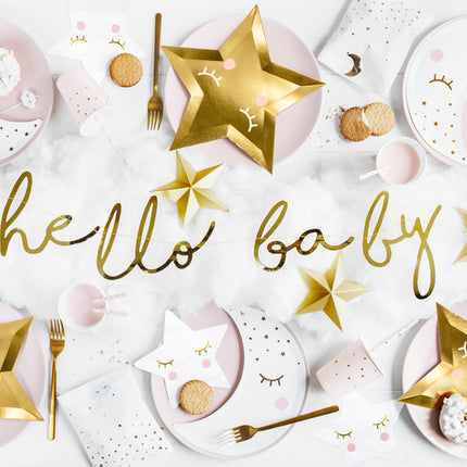 Assiettes Little Star Or 27cm 6pcs