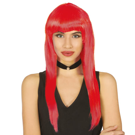 Perruque rouge Poney