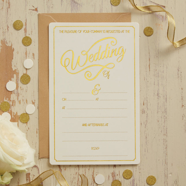 Invitations ivoire 17cm 10pcs