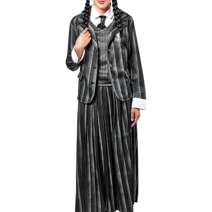 Costume d'Halloween Mercredi Uniforme Addams