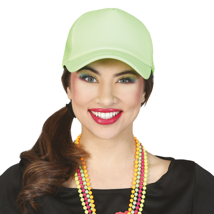 Casquette vert fluo
