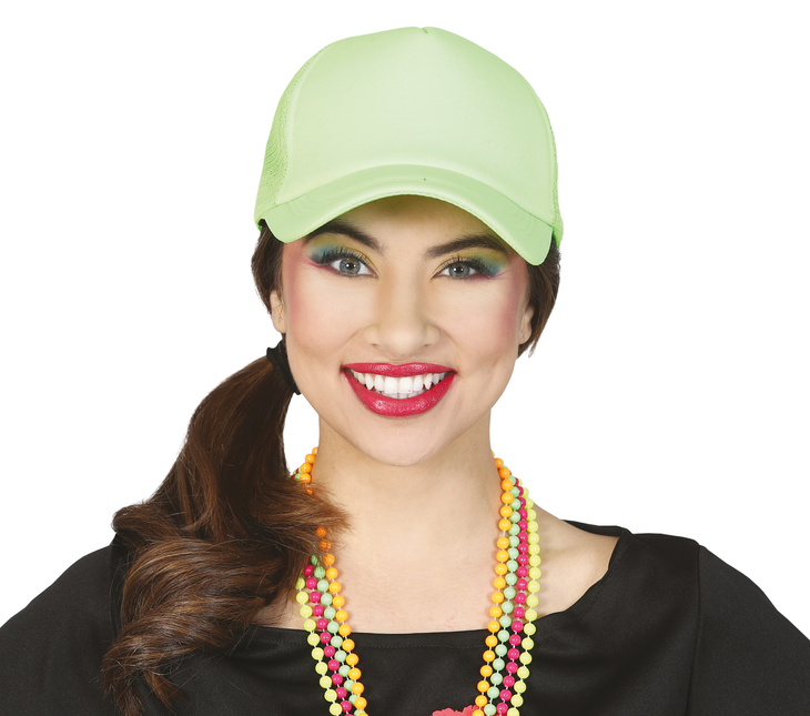 Casquette vert fluo