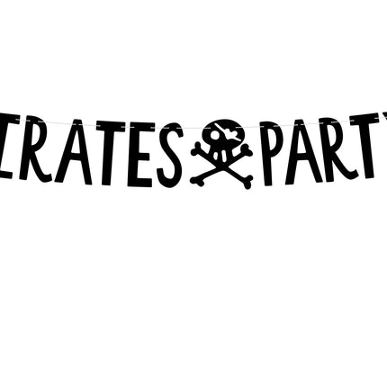 Guirlande Pirate Pirates Party Black 1m