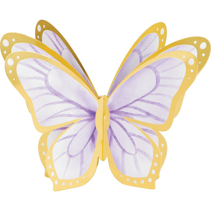 Décoration de table papillon 3pcs