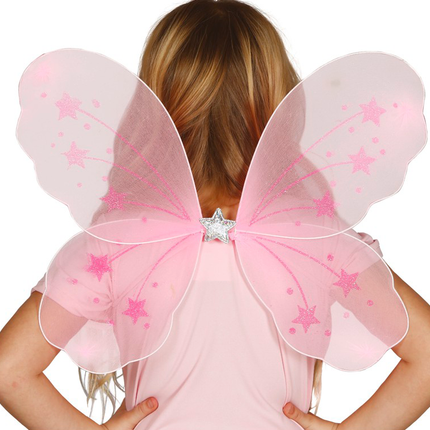 Ailes roses enfant 40cm