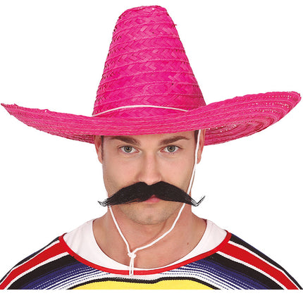 Chapeau mexicain rose