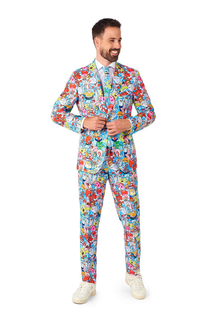 Costume de Bob l'éponge Hommes <tc>OppoSuits</tc>