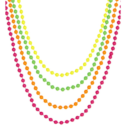 Colliers colorés 4 pièces