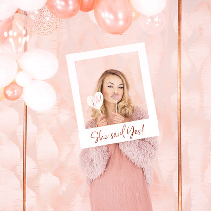 Cadre Photobooth She Said Yes 59.5cm