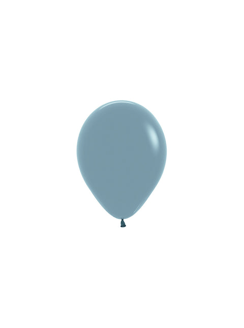 Ballons Pastel Bleu Crépuscule 12cm 50pcs