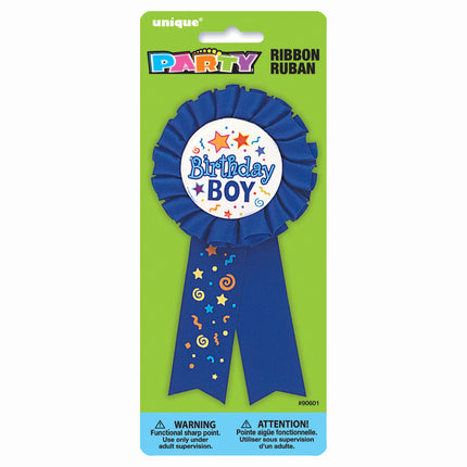 Rosette Birthday Boy 14cm