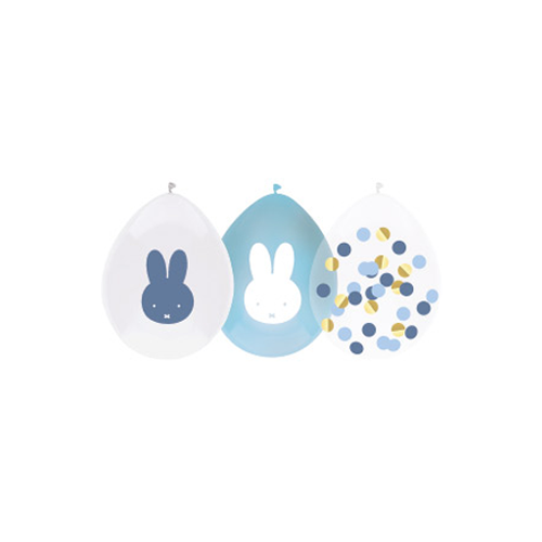 Ballons Miffy Bleu 30cm 5pcs