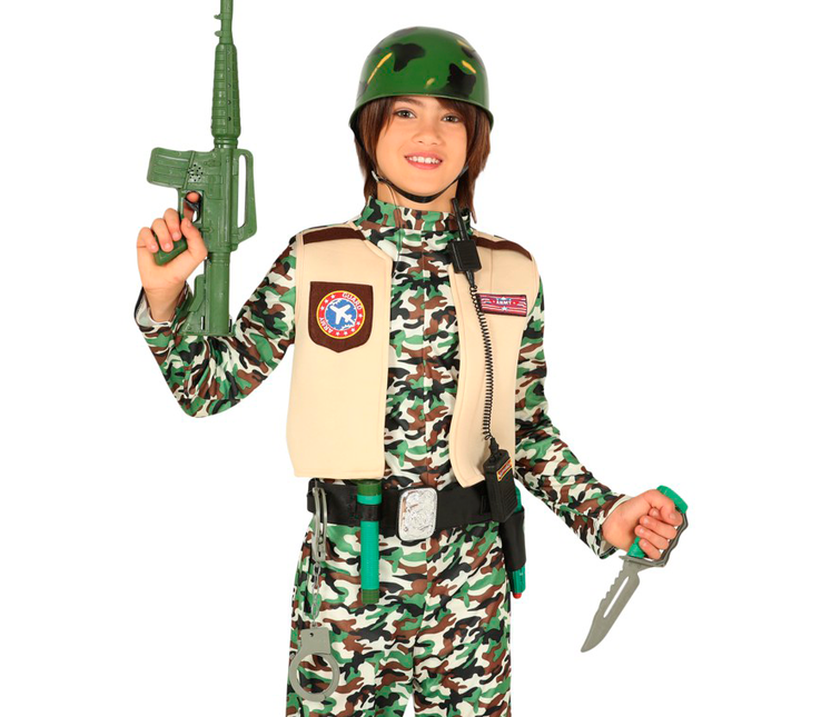 Ceinture de soldat Casque