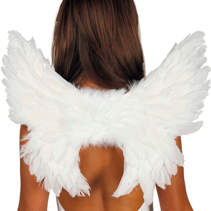 Plumes d'ailes blanches 50cm