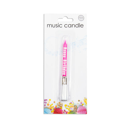 Bougie avec musique 7.8cm