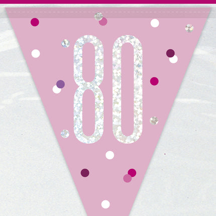 Guirlandes 80 Years Pink 2.74m