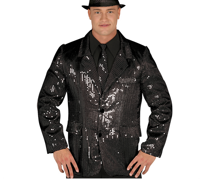 Paillettes noires Colbert