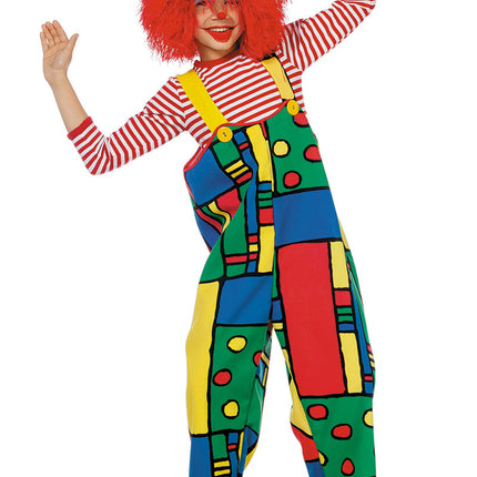 Costume clown Mondrian Enfant
