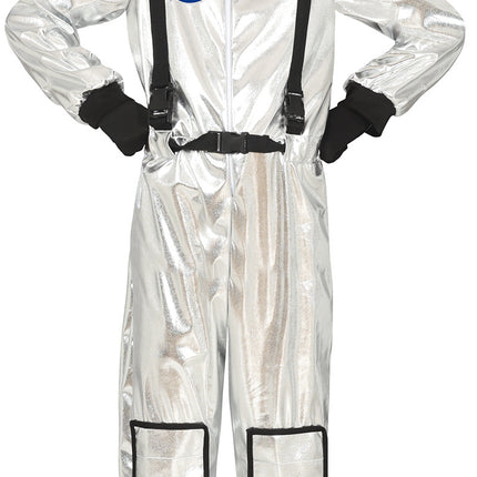 Costume d'astronaute Garçon d'argent