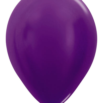 Ballons de baudruche Metallic Violet 30cm 50pcs