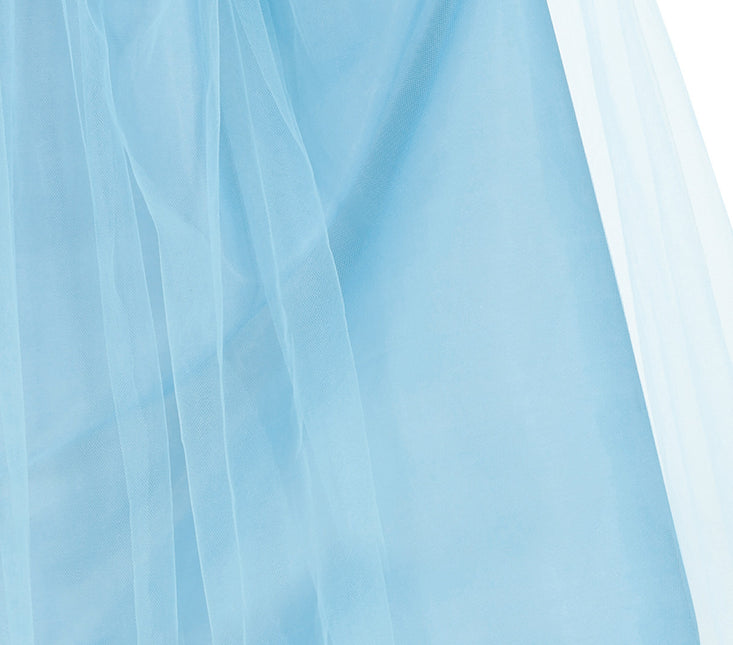 Robe de princesse fille bleue