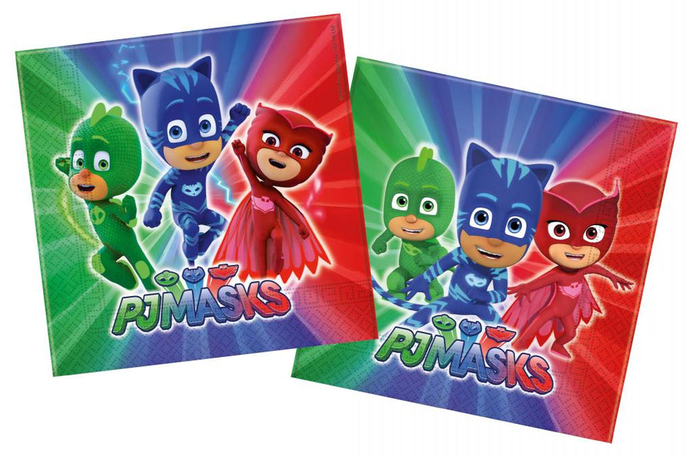 Serviettes Pj Masks 33cm 20pcs