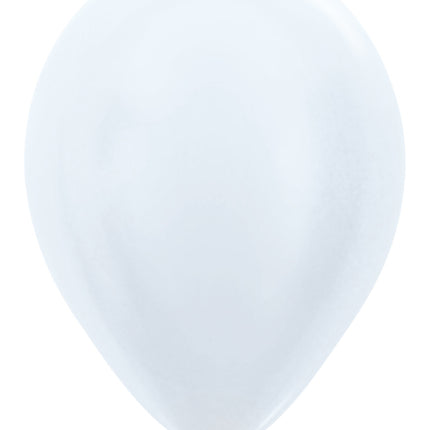 Ballons de baudruche blanc perle 30cm 12pcs
