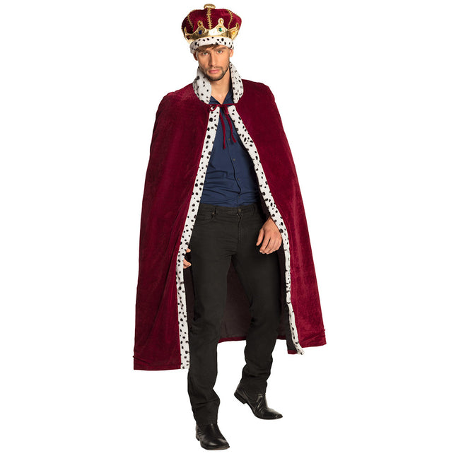 Chapeau et cape Majesty 1.4m