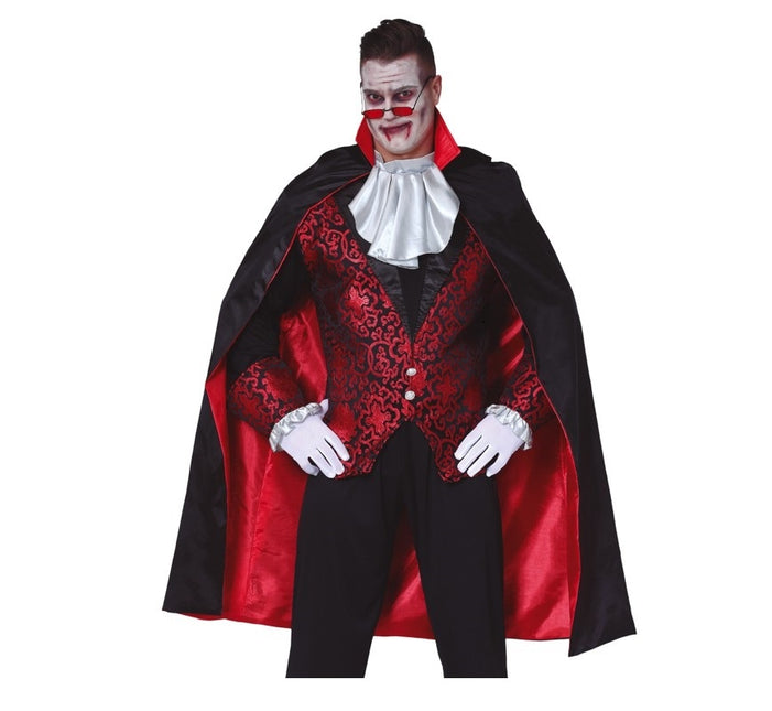 Cape d'Halloween doublure rouge 1.15m