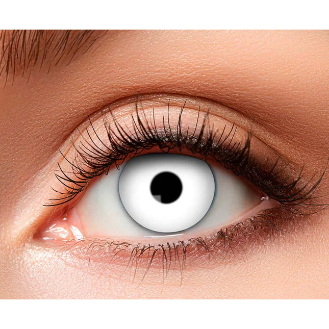 Lentilles de couleur rouge et blanche 3Mnd