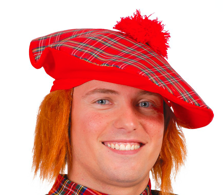 Chapeau écossais Cheveux