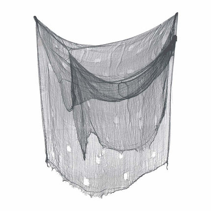 Rideau d'Halloween Tissu gris 5m