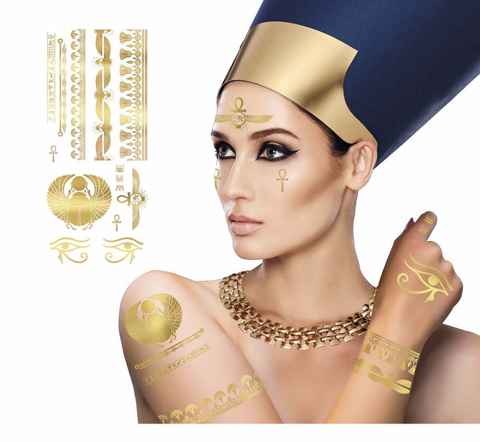 Faux tatouages en or Egypte
