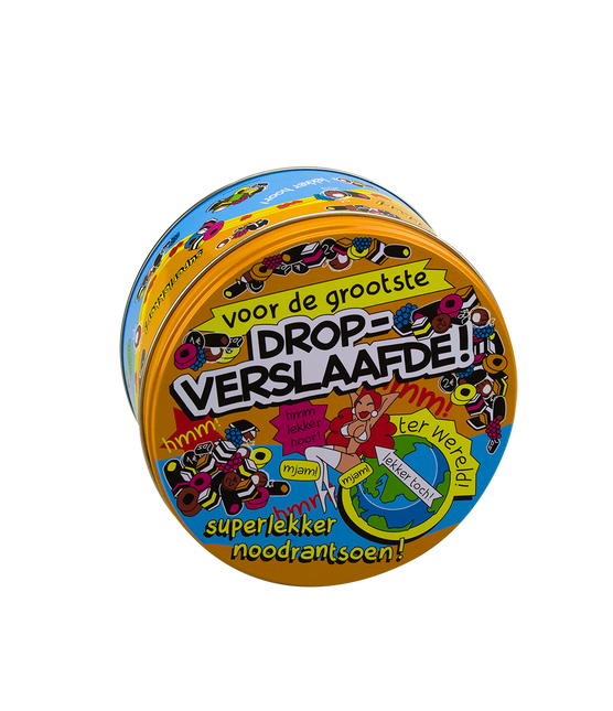 Tambour à bonbons Licorice addict 14cm
