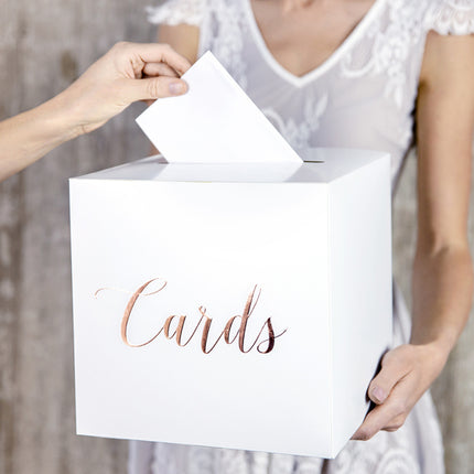 Boîte à enveloppes de mariage 24cm
