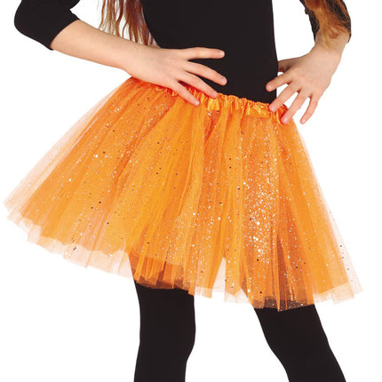 Tutu orange enfant 31cm