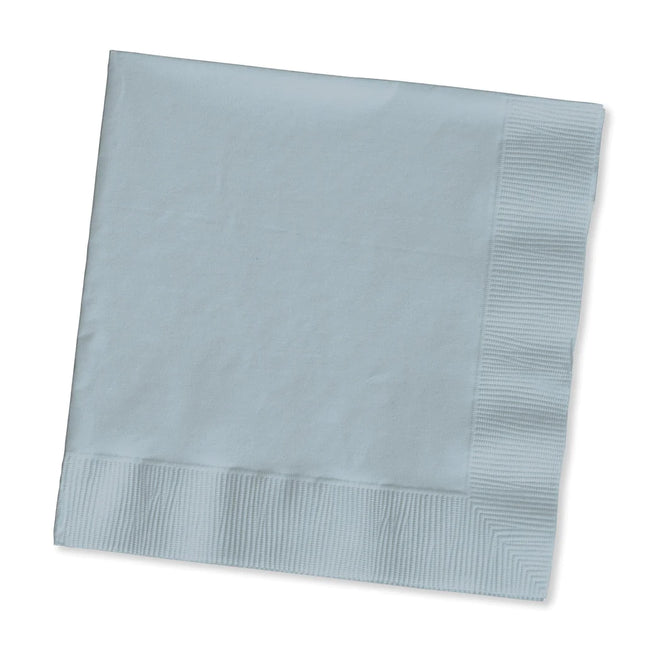 Serviettes de table argentées 3 couches 33cm 50pcs