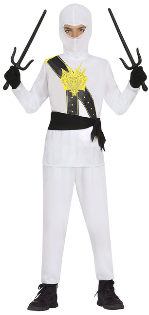 Costume de ninja garçon blanc